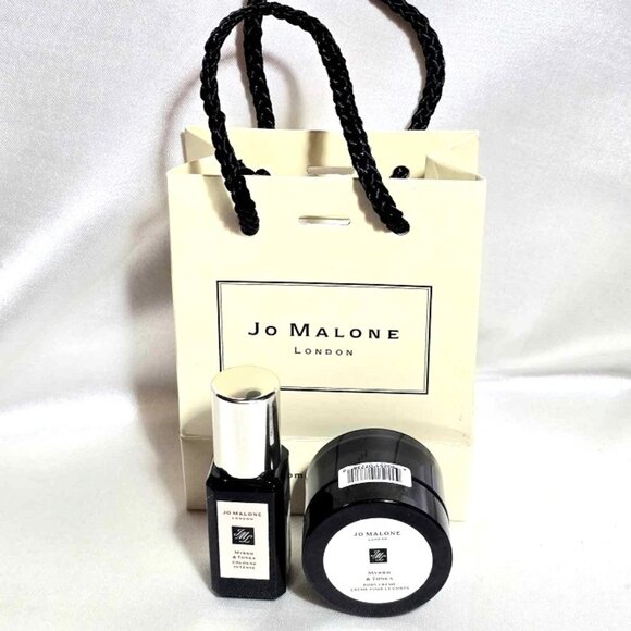 Jo Malone MYRRH & TONKA + Body Cream + Mini Bag 3 Piece Gift Set - Picture 2 of 3